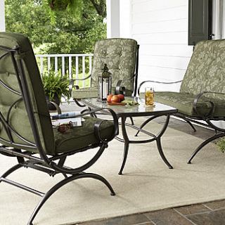 Jaclyn Smith Cora 4 Piece Seating Set   Outdoor Living   Patio