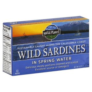 Planet Wild Sardines in Spring Water 4.375 oz