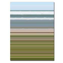 Michelle Calkins Sky Water Beach Grass Canvas Art   13794052