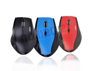 Upscale mute wireless mouse, red, blue, black and three colors