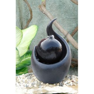Hi Line Gift Ltd. Fiber and Resin Zen Ball Fountain