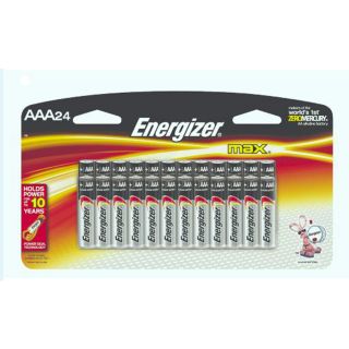 Energizer 24 Pack AAA Alkaline Batteries