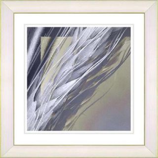 Studio Works Modern 'Shaft of Wheat   Blue' Framed Giclee Print 20 x 20