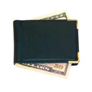 Royce Leather Large Magnetic Money Clip in Genuine Leather with Suede