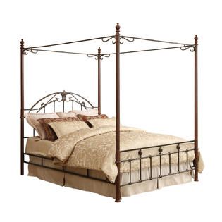 Oxford Creek  Queen size Wood/Metal Canopy Bed