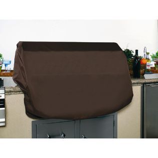 Two Dogs Designs  TWO DOGS 44 In GRILL TOP COVER CHOCOLATE BROWN