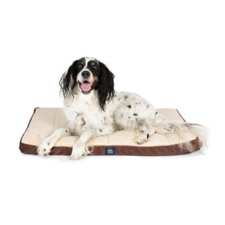 Serta Orthopedic Large Quilted Pleather Pet Bed