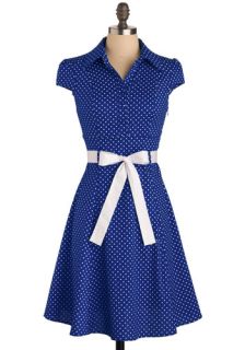 Hepcat Soda Fountain Dress in Blueberry  Mod Retro Vintage Dresses