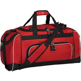 Protege 24" Sports Training Duffel Bag with Bonus Packing Cube, Red