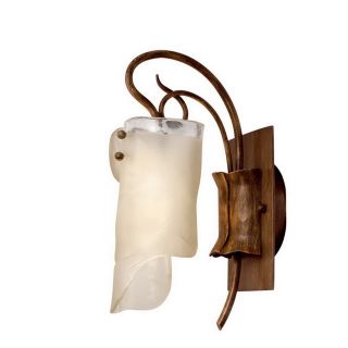 Varaluz Soho 5.25 in W 1 Light Hammered Ore Arm Hardwired Wall Sconce