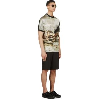 Sauvage Black & Olive Carrion Collage T Shirt