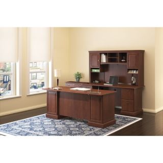 Syndicate Double Pedestal Desk Office Suite by Bush Business Furniture