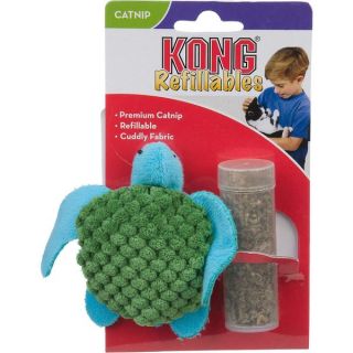 KONG Refillables Bright Platypus Cat Toy with Catnip