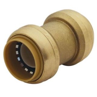 SharkBite 1 in. Brass Push To Connect Coupling U020LFA