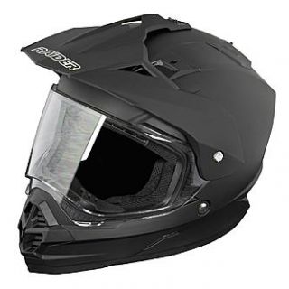 Raider Edge Dual Sport Helmet Matte Black   Lawn & Garden   ATV