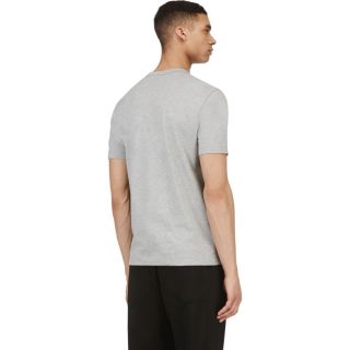 Comme des Garçons Shirts Grey Multi Patch T Shirt