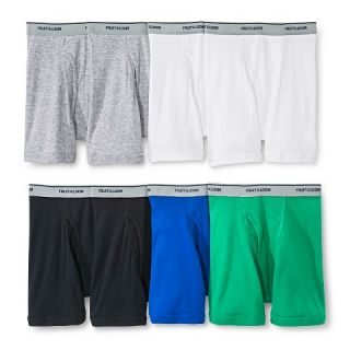 Boys Fruit Of The Loom® 5 pack Boxer Briefs   Assorted Colors