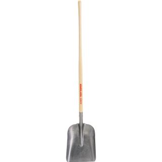 True Temper Long Handle Wood Scoop Shovel