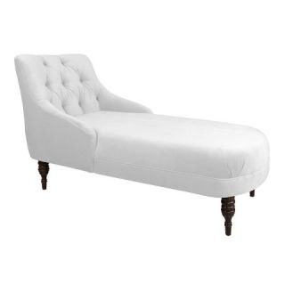 Skyline Chaise   Velvet White