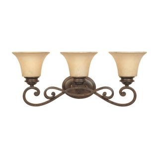 Designers Fountain 3 Light Mendocino Forged Sienna Bathroom Vanity Light