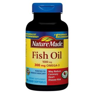 Nature Made Fish Oil 1000 mg+300 mg Omega 3 Softgels