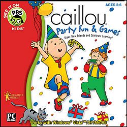 Caillou Party Fun and Games Software  ™ Shopping   Big