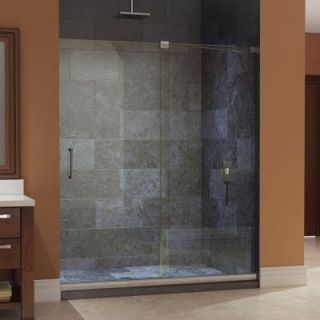 DreamLine Mirage 30 in. x 60 in. x 74.75 in. Semi Framed Sliding Shower Door in Chrome with Right Drain White Acrylic Base DL 6441R 01CL