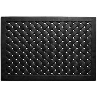 Natural Rubber 18x48 inch Hampton Weave Door Mat   Shopping