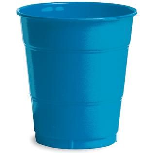 Premium Plastic Cups 12oz 20/Pkg True Blue   Food & Grocery   Paper