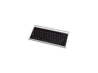 GEAR HEAD KB3750W Black 94 Normal Keys 6 Function Keys USB RF Wireless Mini Keyboard and Mouse