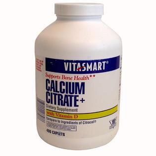 VitaSmart Calcium Supplement W/Vitamin D 400 Count   Health & Wellness
