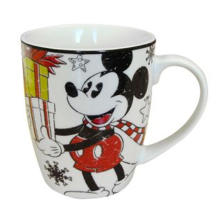Zrike Disney 16 oz. Mickey Jumbo Christmas Magic Mug (Set of 4)