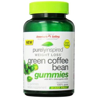 Purely Inspired Green Coffee Bean Extract Mixed Fruit Gummies (50