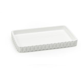 Wave White Amenity Tray   Shopping