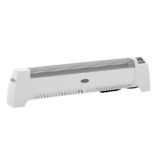 Lasko 1500 Watt Low Profile Silent Room Heater with Digital Display   White 5622
