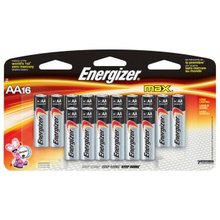 Energizer 16 Pack AA Alkaline Batteries