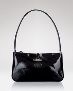 Longchamp Roseau Patent Shoulder Bag