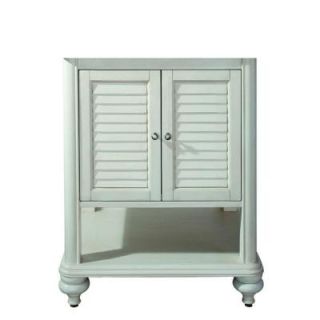 Avanity Tropica 24 in. W x 21 in. D x 34 in. H Vanity Cabinet Only in Weathered White TROPICA V24 AW