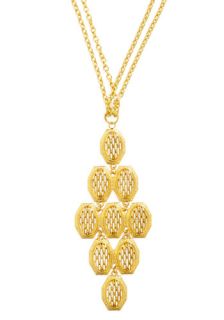 Pure Honeycomb Necklace  Mod Retro Vintage Necklaces