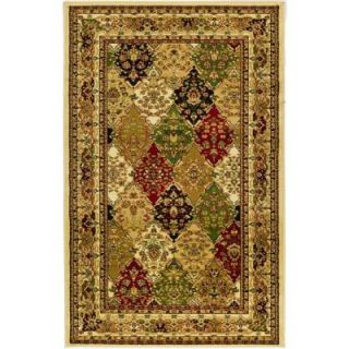 Safavieh Lyndhurst Multi/Ivory 3 ft. 3 in. x 5 ft. 3 in. Area Rug LNH221A 3