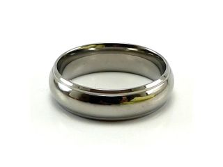 6.5mm Domed Titanium Ring (Men's and Women's)