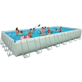 Intex 32' x 16' x 52" Ultra Frame Rectangular Swimming Pool