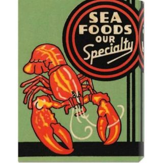 Sea Foods Our Specialty by Retrolabel