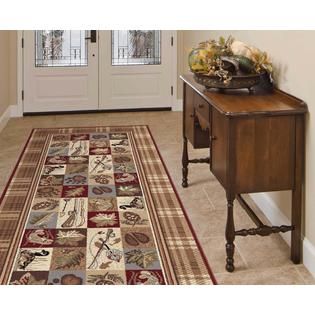 Tayse Rugs  Nature 6510 Multi 5 ft. 3 in. x 7 ft. 3 in. Lodge Area Rug