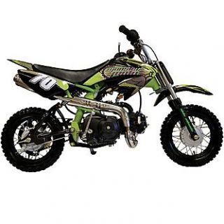 Monster Moto Pit Gas Bike 70cc Green   Fitness & Sports   Wheeled