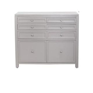 Home Decorators Collection Cement Gray Craft Space 8 Drawers Scrapbooking Base DISCONTINUED 1606300280