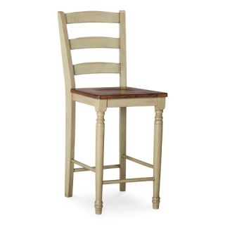 Mulberry Distressed Two Tone 24 Counter Stool