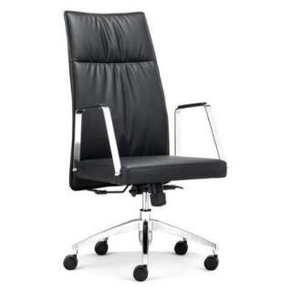 Zuo Modern Dean High Back Office Chair Seating Modern Furniture Office Chairs ;Black