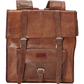 Sharo Leather Bags Large Roll up Backpack