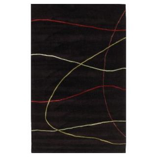 Kas Rugs Casual Lines Mocha 2 ft. 6 in. x 4 ft. 2 in. Area Rug TRA331030X50